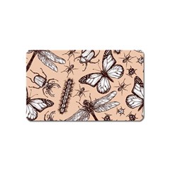 Vintage-drawn-insect-seamless-pattern Magnet (name Card)