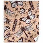 Vintage-drawn-insect-seamless-pattern Canvas 20  x 24  19.57 x23.15  Canvas - 1