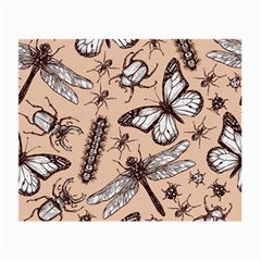 Vintage-drawn-insect-seamless-pattern Small Glasses Cloth (2 Sides)