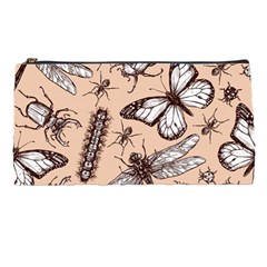 Vintage-drawn-insect-seamless-pattern Pencil Case by Jancukart