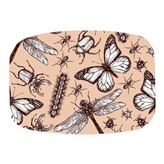 Vintage-drawn-insect-seamless-pattern Mini Square Pill Box