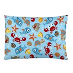 Seamless-pattern-funny-marine-animals-cartoon Pillow Case 26.62 x18.9  Pillow Case