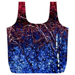 Autumn Fractal Forest Background Full Print Recycle Bag (xl) by Amaryn4rt