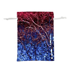 Autumn Fractal Forest Background Lightweight Drawstring Pouch (s) by Amaryn4rt