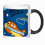 Seamless-pattern-with-nice-planes-cartoon Morph Mug Right