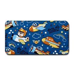 Seamless-pattern-with-nice-planes-cartoon Medium Bar Mats