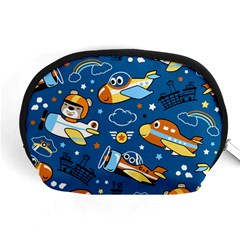 Seamless-pattern-with-nice-planes-cartoon Accessory Pouch (medium)