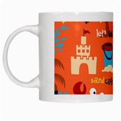 Seamless-pattern-vector-beach-holiday-theme-set White Mug