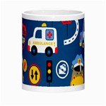 Seamless-pattern-vector-rescue-team-cartoon Morph Mug Center