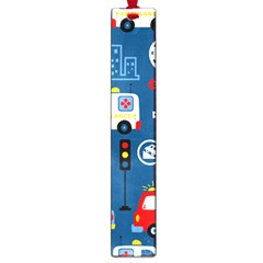 Seamless-pattern-vector-rescue-team-cartoon Large Book Marks by Jancukart