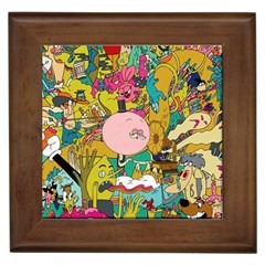 Cartoon Wallpapers Framed Tile