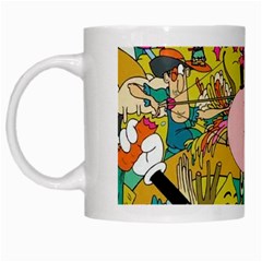 Cartoon Wallpapers White Mug