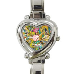 Cartoon Wallpapers Heart Italian Charm Watch