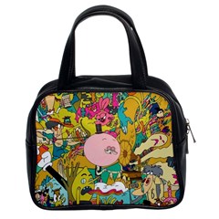 Cartoon Wallpapers Classic Handbag (two Sides)