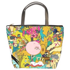 Cartoon Wallpapers Bucket Bag