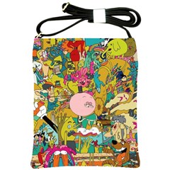 Cartoon Wallpapers Shoulder Sling Bag