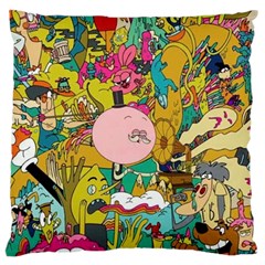 Cartoon Wallpapers Large Cushion Case (one Side)