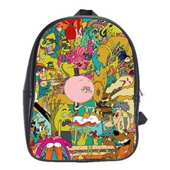 Cartoon Wallpapers School Bag (xl) by Jancukart