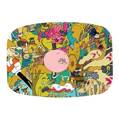 Cartoon Wallpapers Mini Square Pill Box