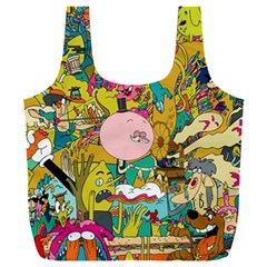 Cartoon Wallpapers Full Print Recycle Bag (xxl) by Jancukart