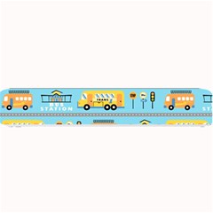 Buses-cartoon-pattern-vector Small Bar Mats