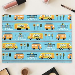 Buses-cartoon-pattern-vector Cosmetic Bag (xxl)