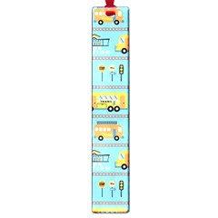 Buses-cartoon-pattern-vector Large Book Marks