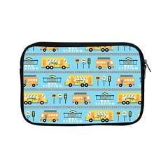 Buses-cartoon-pattern-vector Apple Ipad Mini Zipper Cases by Jancukart