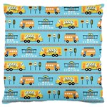 Buses-cartoon-pattern-vector Standard Flano Cushion Case (Two Sides) Front