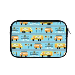 Buses-cartoon-pattern-vector Apple Macbook Pro 13  Zipper Case