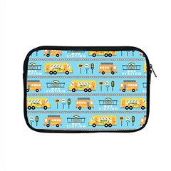 Buses-cartoon-pattern-vector Apple Macbook Pro 15  Zipper Case by Jancukart