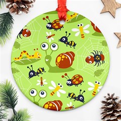 Little-animals-cartoon Ornament (round)