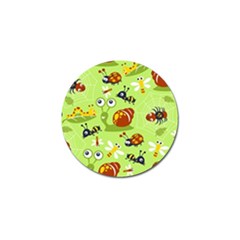 Little-animals-cartoon Golf Ball Marker by Jancukart