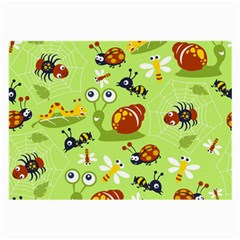 Little-animals-cartoon Large Glasses Cloth