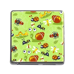 Little-animals-cartoon Memory Card Reader (square 5 Slot) by Jancukart