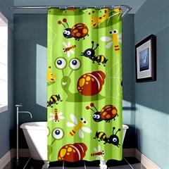 Little-animals-cartoon Shower Curtain 36  X 72  (stall) 