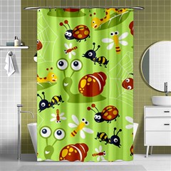 Little-animals-cartoon Shower Curtain 48  X 72  (small)  by Jancukart