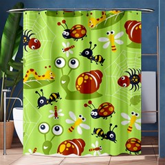 Little-animals-cartoon Shower Curtain 60  X 72  (medium)  by Jancukart