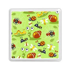 Little-animals-cartoon Memory Card Reader (square) by Jancukart