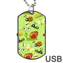 Little-animals-cartoon Dog Tag Usb Flash (one Side) by Jancukart