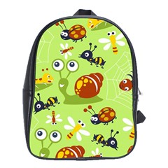 Little-animals-cartoon School Bag (xl) by Jancukart