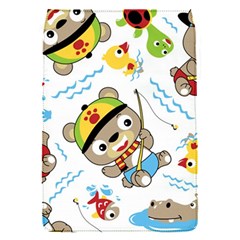 Vector-seamless-pattern-cute-fishing-animals-cartoon Removable Flap Cover (s)