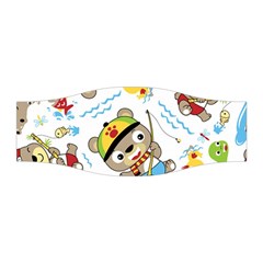 Vector-seamless-pattern-cute-fishing-animals-cartoon Stretchable Headband