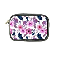 Purple-flower-butterfly-with-watercolor-seamless-pattern Coin Purse