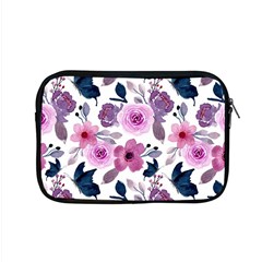 Purple-flower-butterfly-with-watercolor-seamless-pattern Apple Macbook Pro 15  Zipper Case