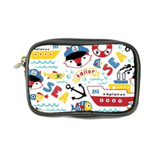 Seamless-pattern-vector-sailing-equipments-cartoon Coin Purse