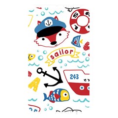 Seamless-pattern-vector-sailing-equipments-cartoon Memory Card Reader (rectangular) by Jancukart