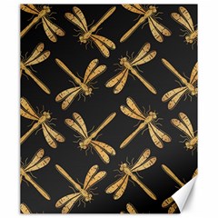 Golden-dragonfly-seamless-pattern-textile-design-wallpaper-wrapping-paper-scrapbooking Canvas 20  X 24  by Jancukart