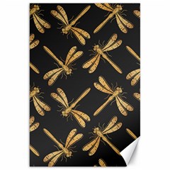 Golden-dragonfly-seamless-pattern-textile-design-wallpaper-wrapping-paper-scrapbooking Canvas 20  X 30 