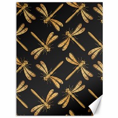 Golden-dragonfly-seamless-pattern-textile-design-wallpaper-wrapping-paper-scrapbooking Canvas 36  X 48  by Jancukart